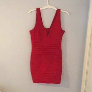 Red bandage dress